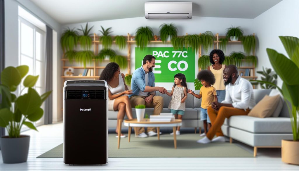 De Longhi PAC N77 Eco : Climatisation Responsable