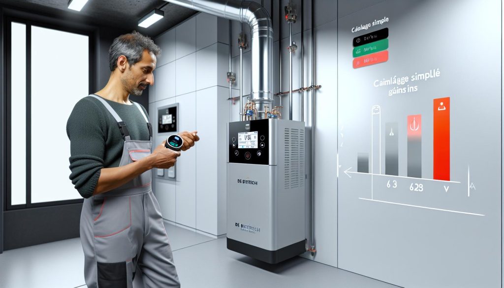 De Dietrich DTG 134 ECO NOX: Calibrage simple, gains immédiats