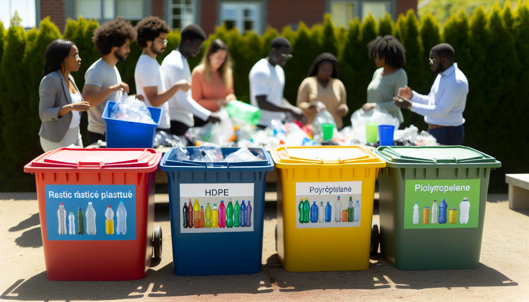 Les différents types de plastique recyclé et leur utilisation