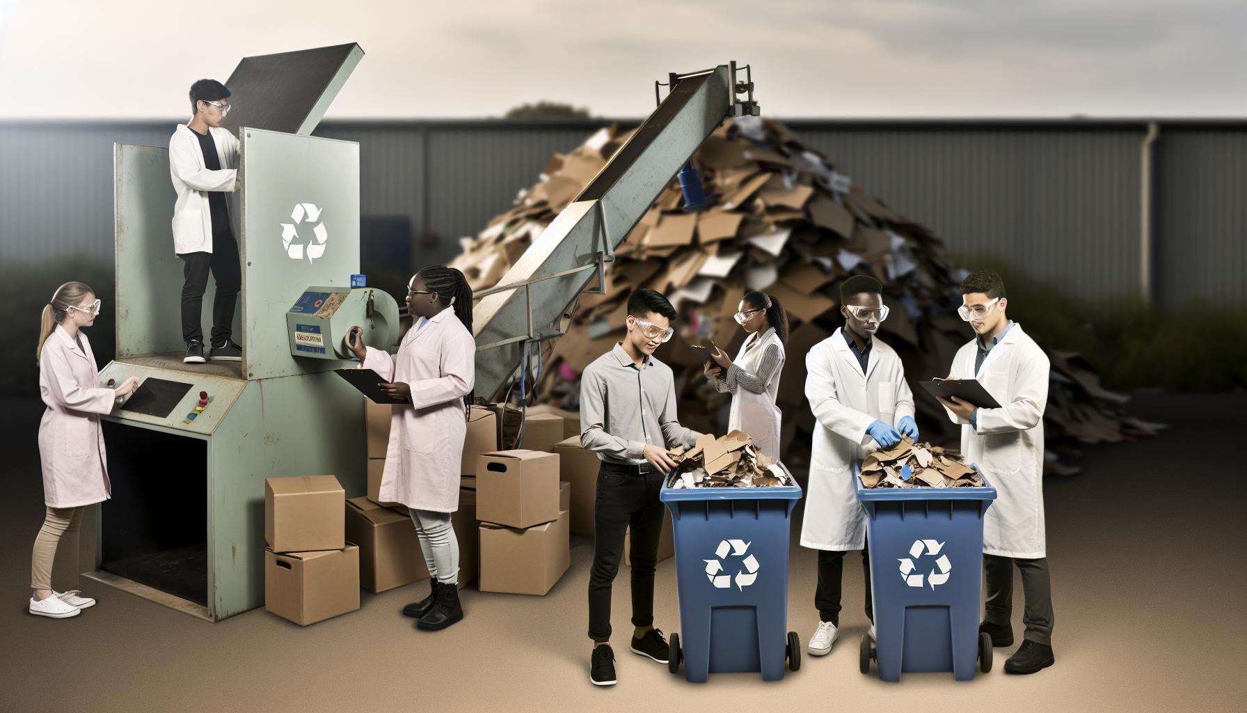Le processus de recyclage du carton étape par étape