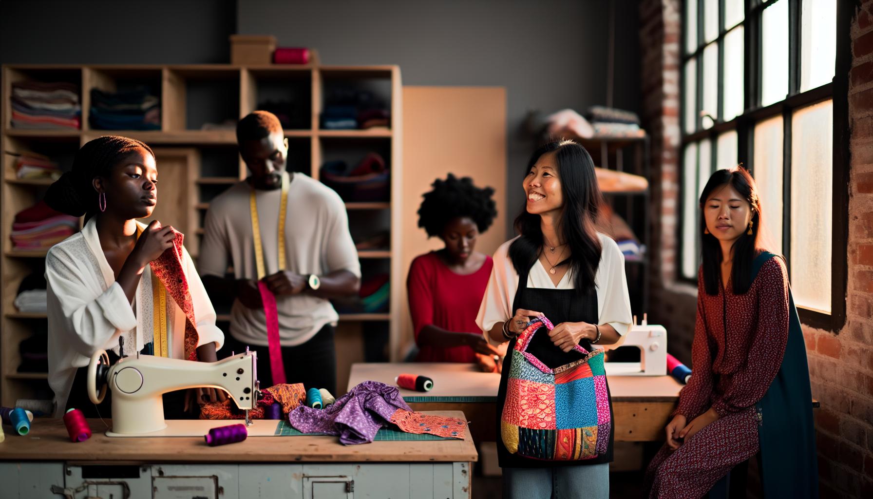 Créer des accessoires tendance à partir de tissus recyclés