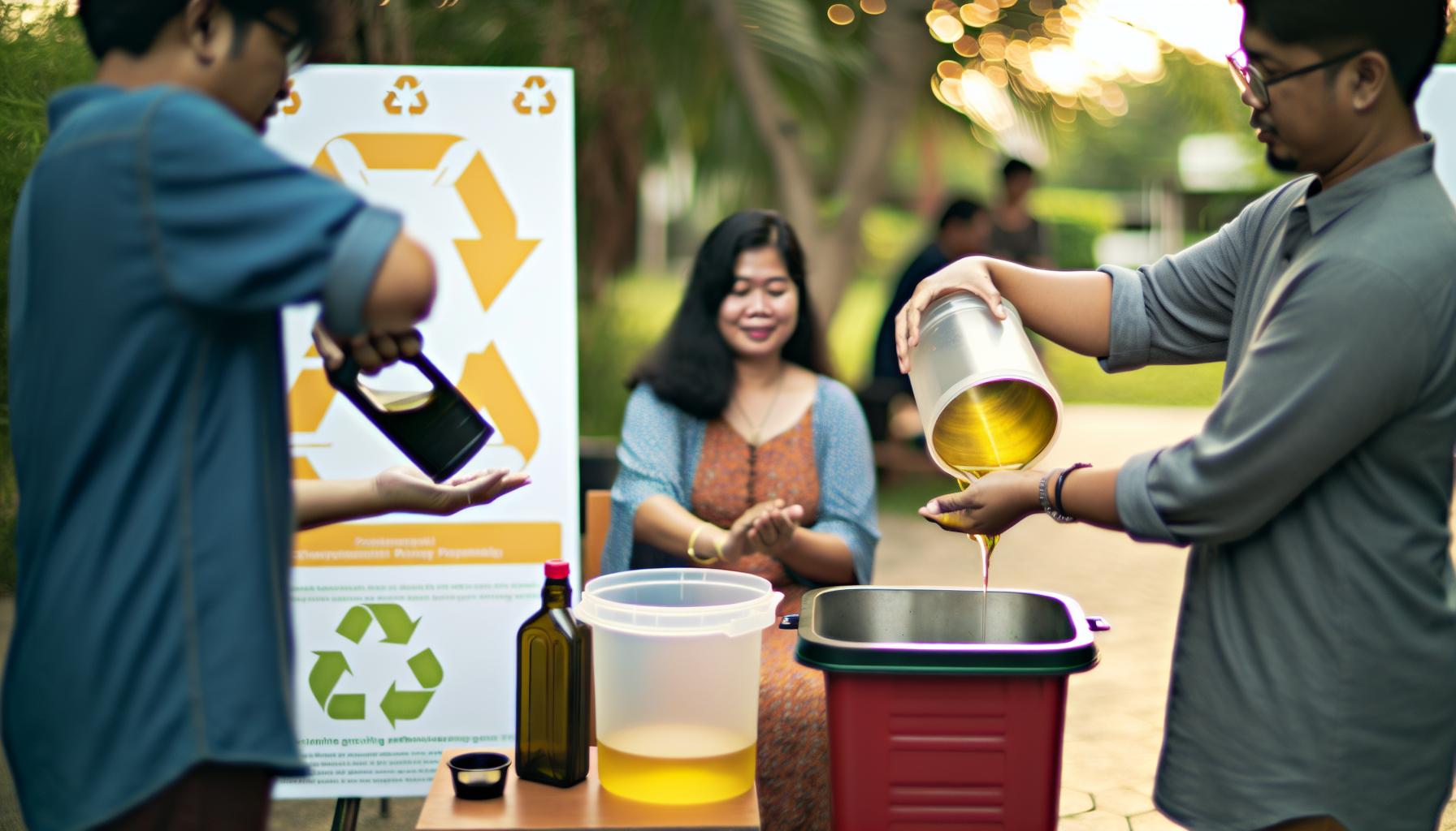 Les étapes pour recycler votre huile de friture