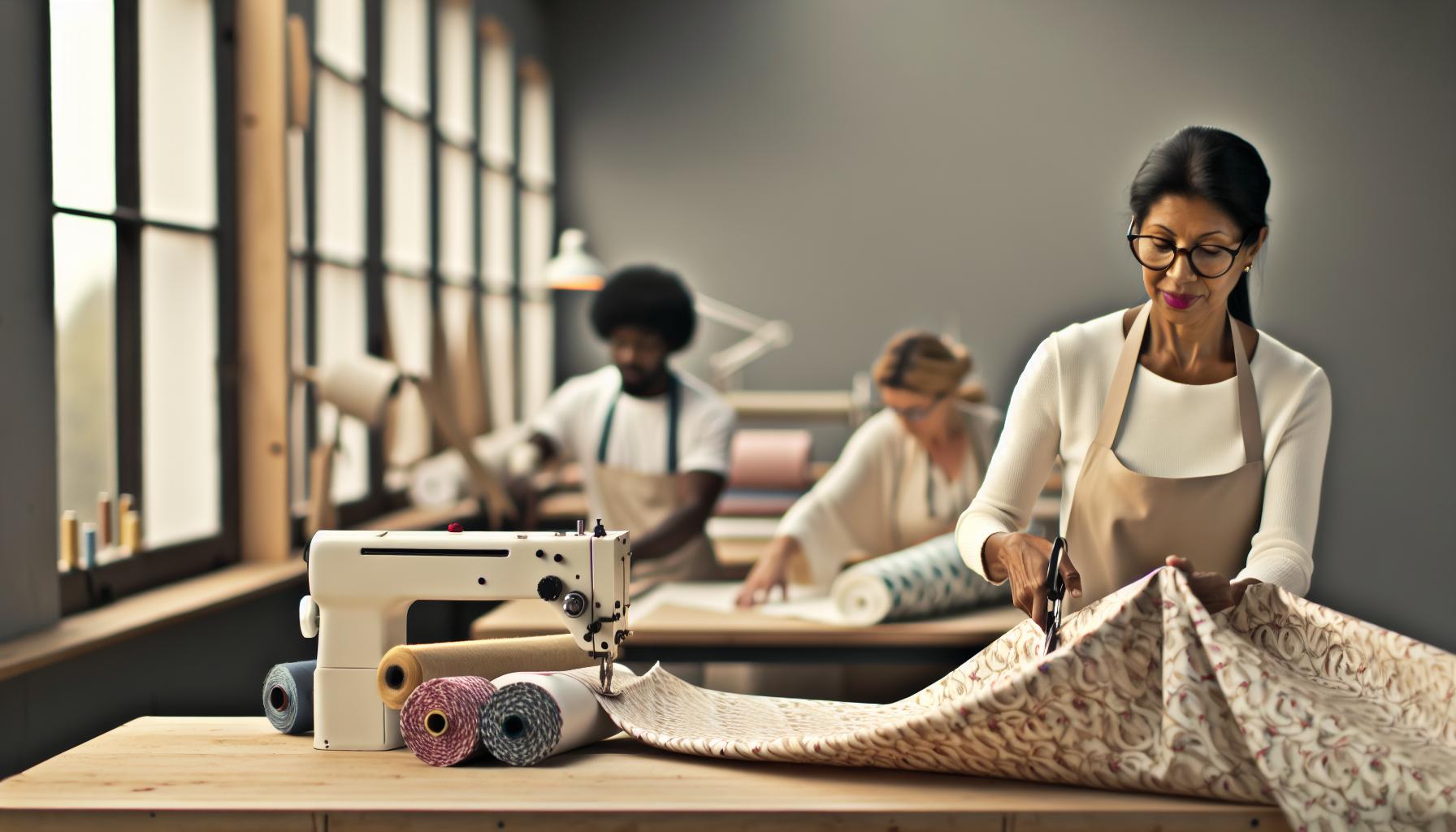 Techniques de découpe et de transformation du tissu