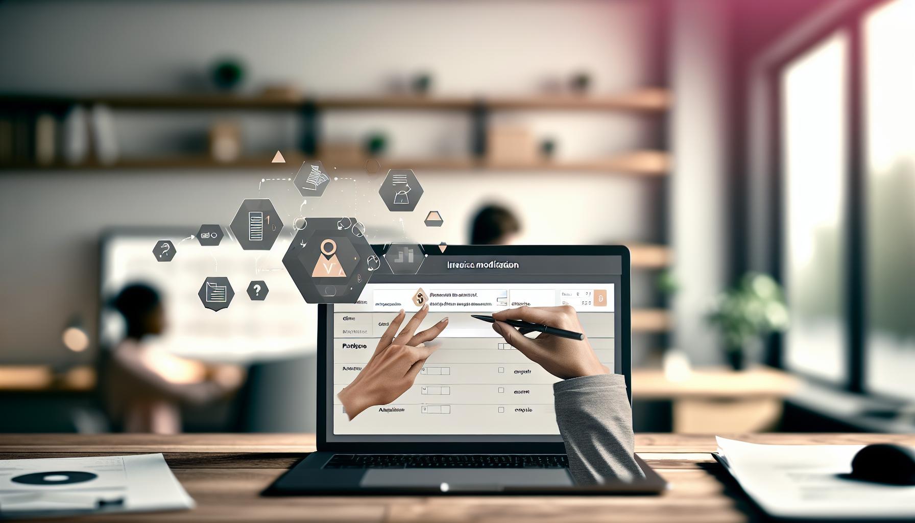 Comment modifier une facture à recycler sur Chorus Pro