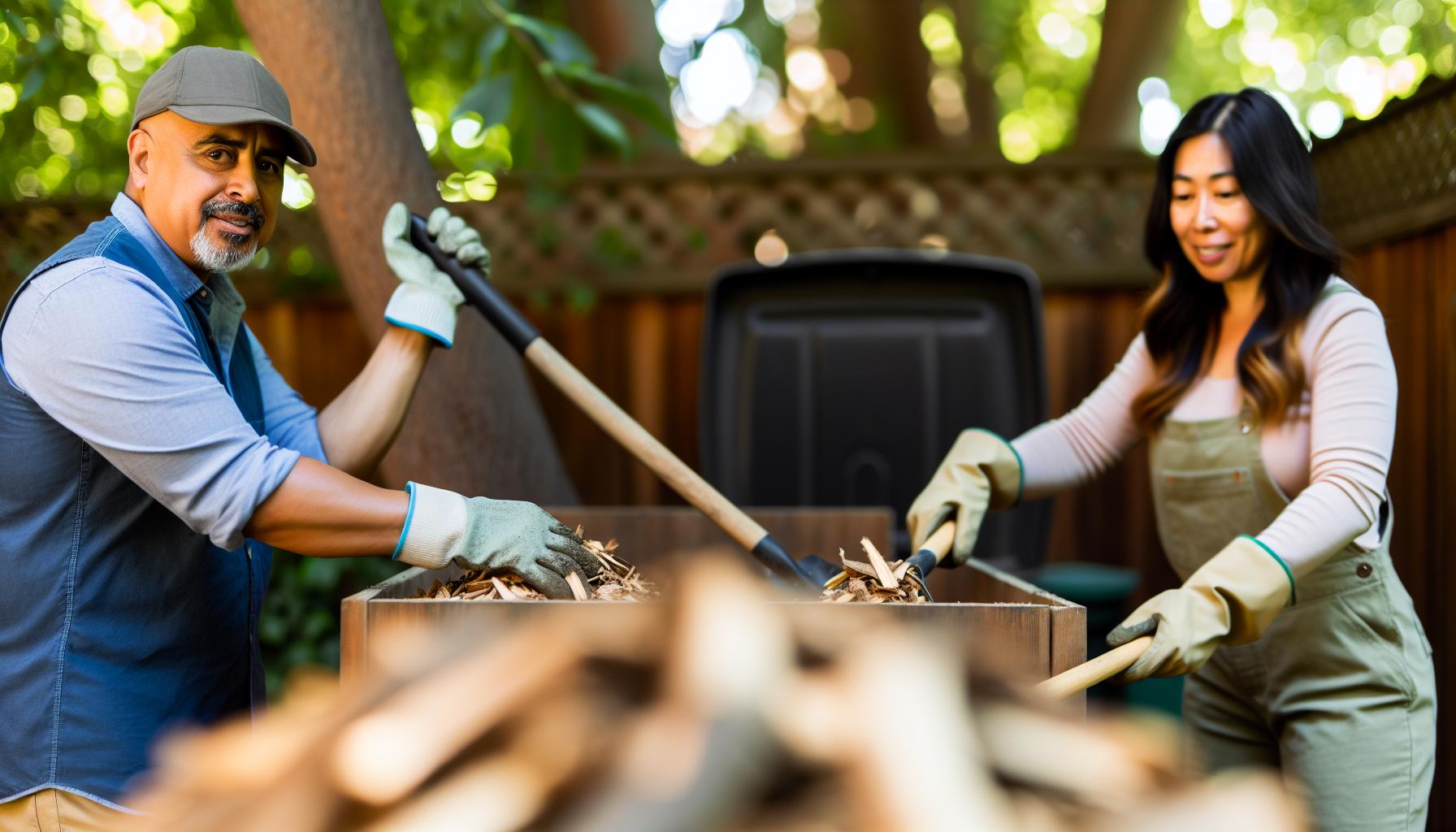 Créer des composts à partir de copeaux de bois