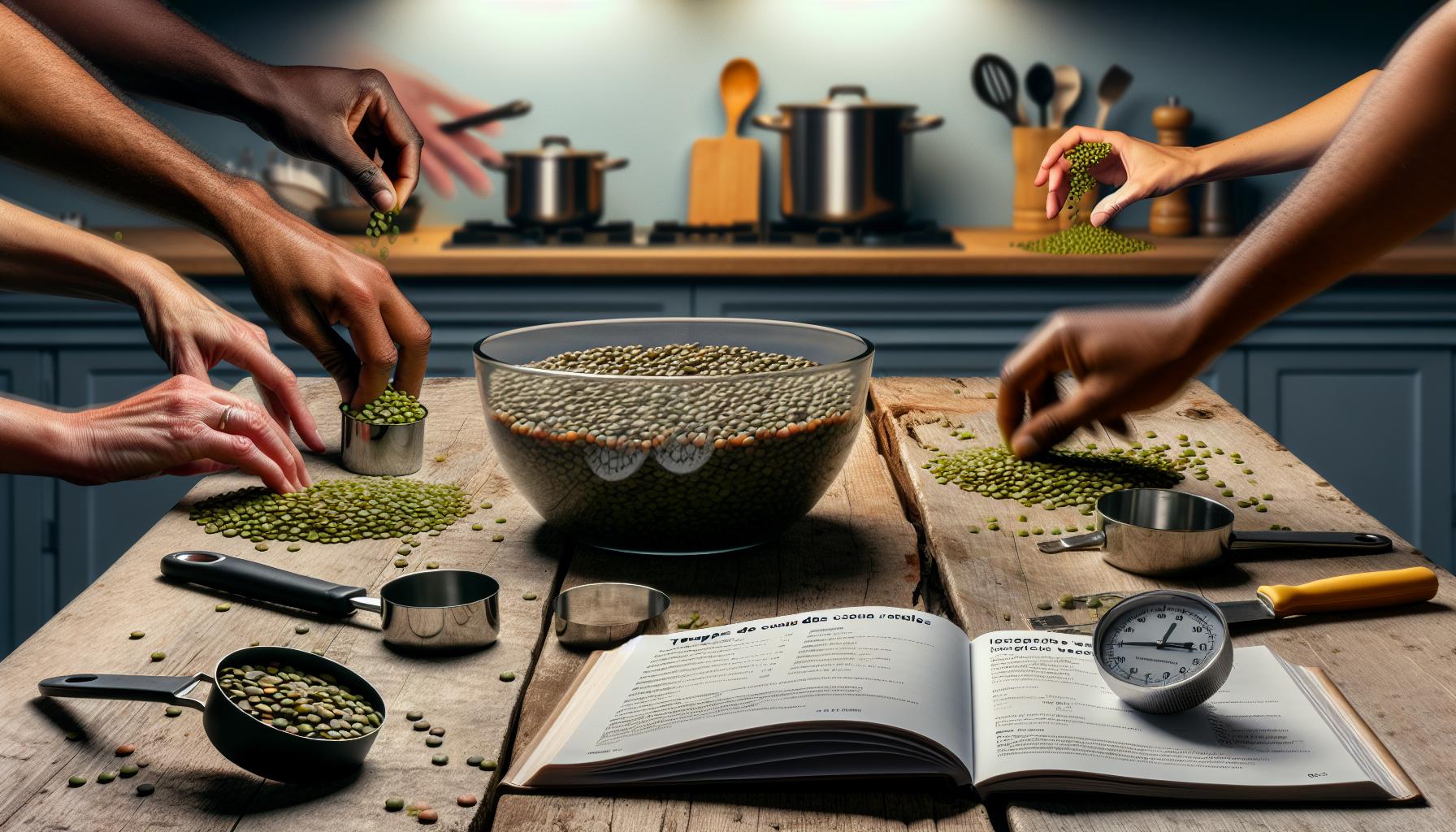 Temps de cuisson des lentilles vertes bio : tableau récapitulatif