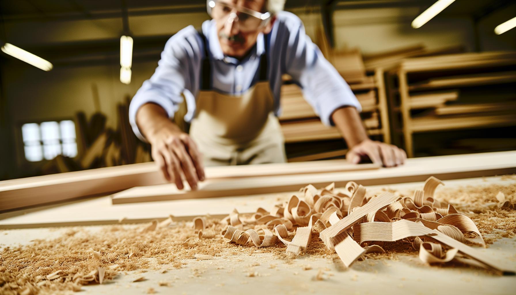 Copeaux de bois en tant qu'élément de construction