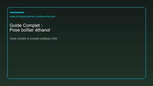 Guide complet et analyse sur pose boîtier éthanol